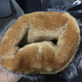 Bota Feminina Puff Aveludada de Inverno