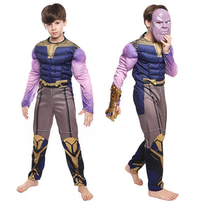 Fantasia Infantil Thanos Supervilão  Mundo Marvel - Promoção de Carnaval 2025