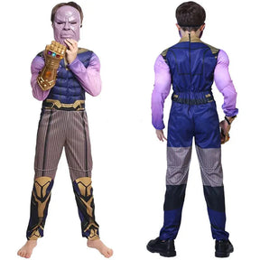 Fantasia Infantil Thanos Supervilão  Mundo Marvel - Promoção de Carnaval 2025