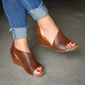Sandália Ortopédica Feminina Plataforma Confortável Sandália Corretora Moda Casual