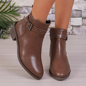 Bota Feminina de Couro Ocampus
