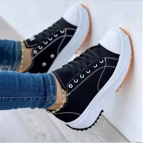 Tênis Feminino Com Sola Colorida Moda Estilosa