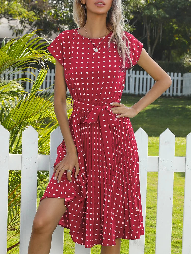 Vestido Longo de Festa com Laço Feminino