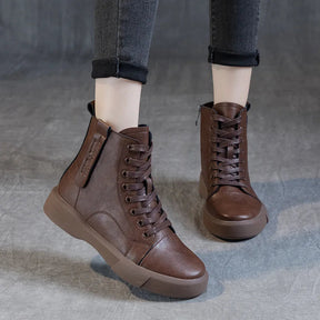 Bota Casual de Couro Cavalier