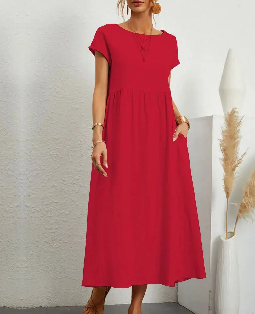 Vestido Casual Longo Feminino