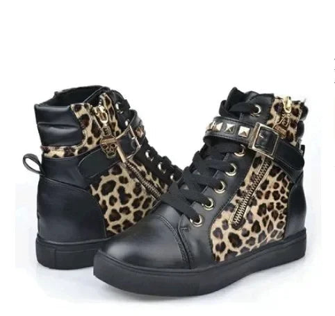 Tênis Estilo Leopardo Feminino