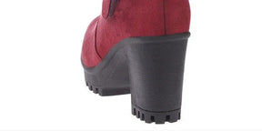 Bota Oriente Peluda de Inverno Feminino