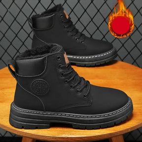 Bota de Couro Cat Inverno Masculina Dinner