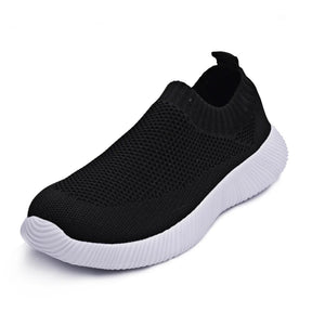 Tênis Feminino Casual Respirável De Sola Plana Alto Conforto