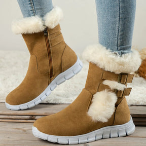 Bota Pelúcia Velvet Skin Feminina