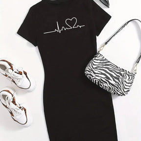 Vestido Justo My Heart Feminino